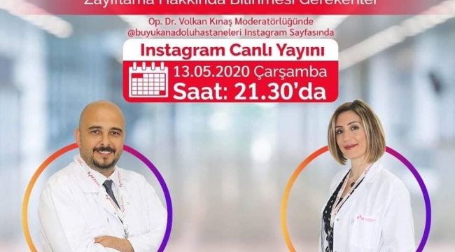 Büyük Anadolu Hastaneleri, doktorları canlı yayınla vatandaşla buluşturacak