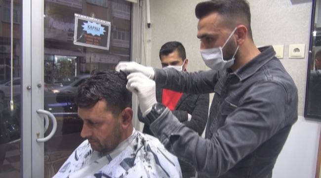 Büyükşehir, berberlere binlerce maske ve siperlik verecek!