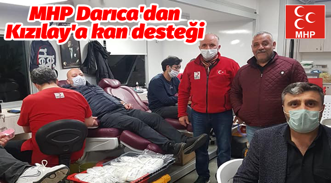 MHP Darıca'dan Kızılay'a kan desteği