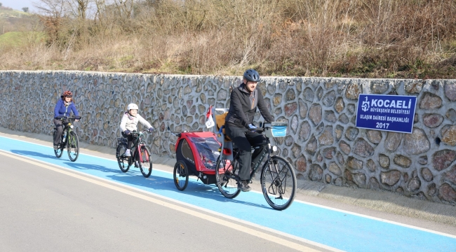 16 yılda 72 km'lik bisiklet yolu inşa edildi