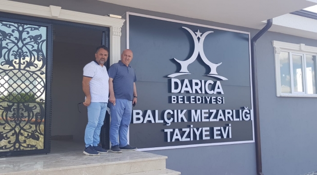 Balçık Mezarlığı hizmet binası tamamlanıyor!