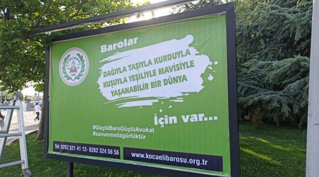 Hürriyet'ten Baro'ya destek!