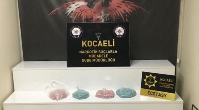 Kocaeli'de bir haftada yüzlerce uyuşturucu hap ele geçirildi!