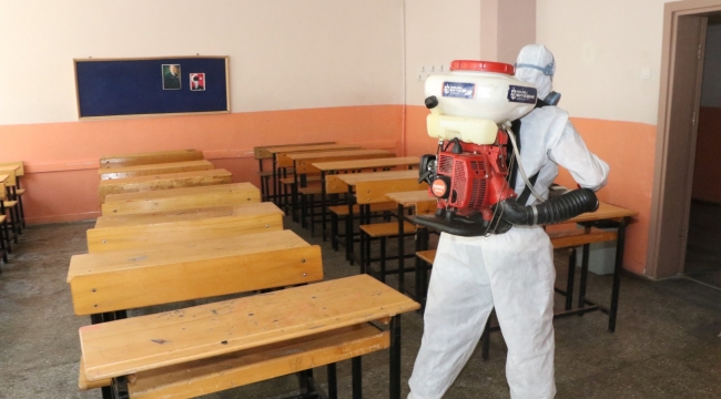 YKS öncesi okullar dezenfekte edildi!