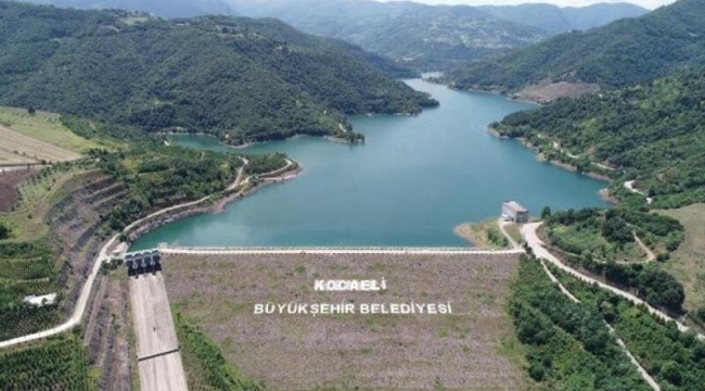 Yoğun yağışlar Kocaeli'deki barajları doldurdu!