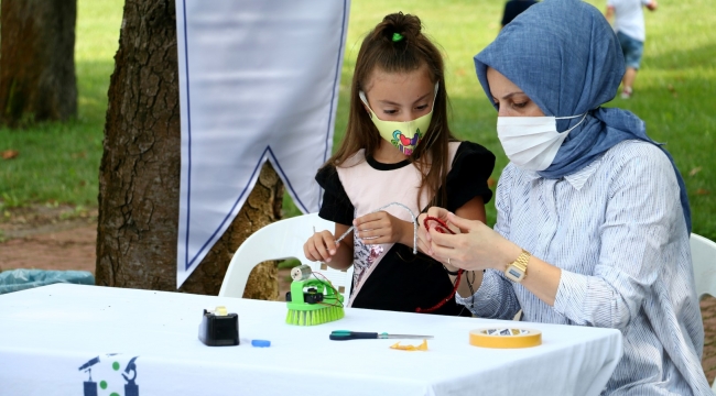 Çocuklar Bilim Merkezi'ndeki atölyelerine kavuştu