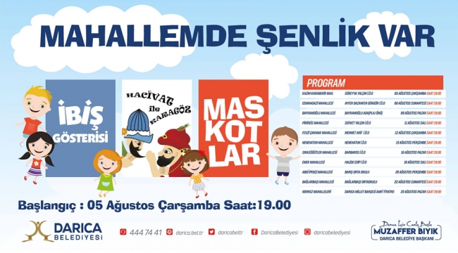 Darıca'da her mahallede çocuklara özel program yapılacak!