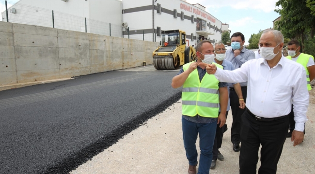 Gebze'de hummalı asfalt çalışmaları