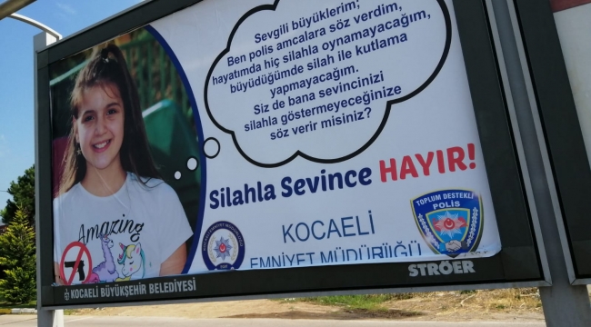 Kocaeli Emniyet'ten farkındalık afişleri!