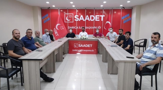 Saadet Darıca'da toplantılar sürüyor