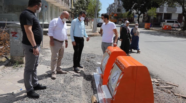 Aşıroğlu'nda çöp kutuları yer altına alınıyor