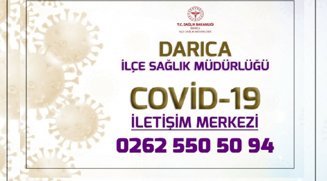 Darıca'da '' Alo Covid-19'' hattı kuruldu