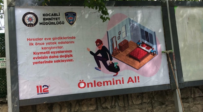 Kocaeli'de Hırsızlara karşı 'önlemini al projesi'