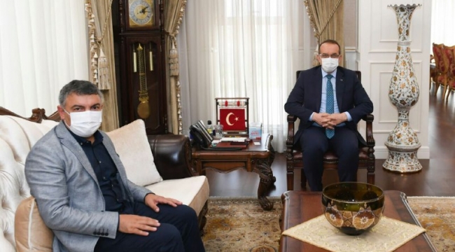 Başkan Şayir'den Vali Yavuz'a ziyaret