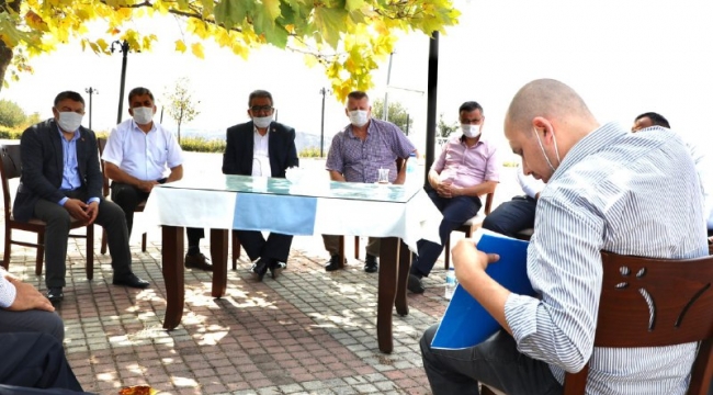 Başkan Şayir, muhtarlarla istişare yaptı