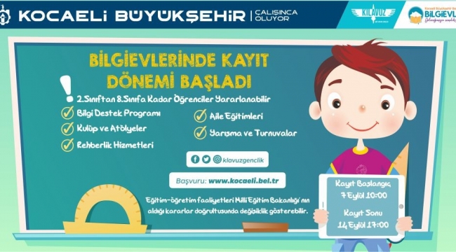 Bilgievleri'nde yeni dönem başlıyor