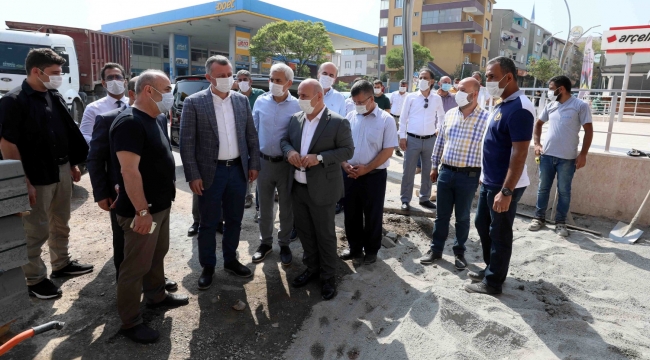 Büyükakın, Aşıroğlu Caddesi'ndeki çalışmalar hakkında konuştu!