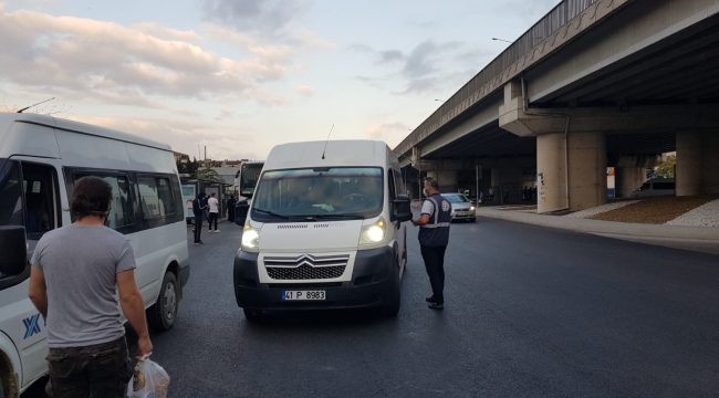 Kocaeli'de korsan taşımacılığa geçit yok!