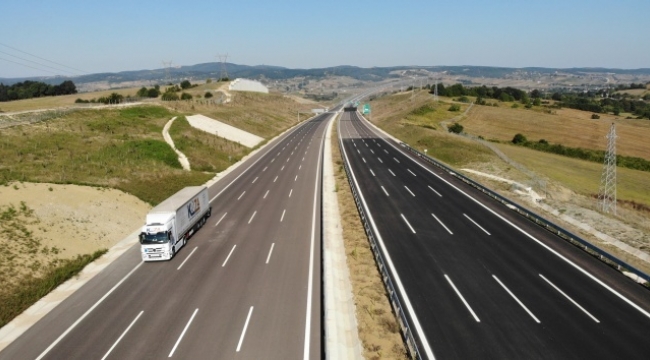 Kuzey Marmara Otoyolu'nun Sevindikli-TEM İzmit-1 kavşakları trafiğe açılıyor