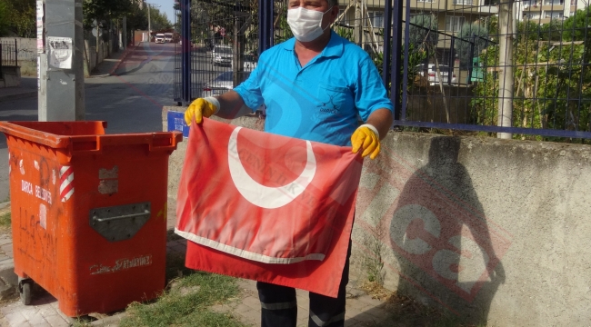 Temizlik işçisinden örnek davranış