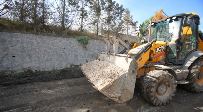 Büyükşehir'den Gebze'de yol yenileme çalışması