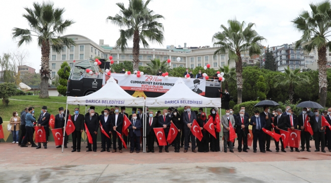 Darıca'da 'Cumhuriyet Bayramı' coşkusu!