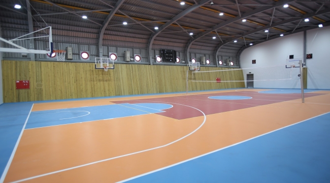 Gebze'deki spor kompleksinde salon inşaatı tamamlandı