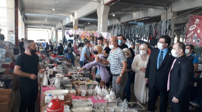 Gelecek Partisi Kocaeli, pazarcı esnafını dinledi