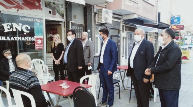Gelecek Partisi kurmayları Darıca'da vatandaşlarla buluştu
