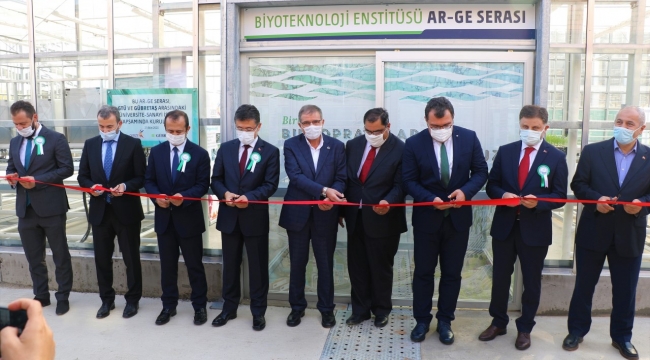 GTÜ Biyoteknoloji Enstitüsü Ar-Ge serası açıldı 