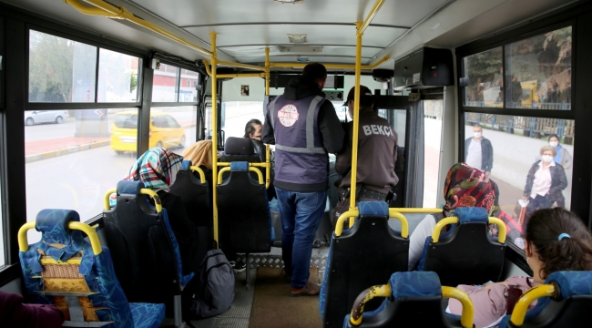 Toplu ulaşım araçlarında Covid-19 denetimi!