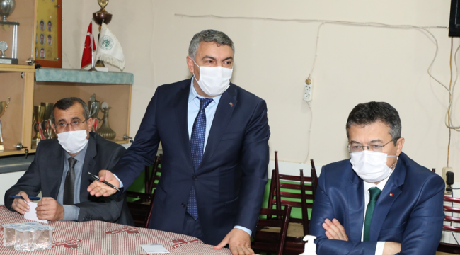 Alkan ve Şayir Tavşancıl'da vatandaşı dinledi