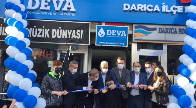 DEVA Partisi Darıca İlçe Başkanlığı binası açıldı