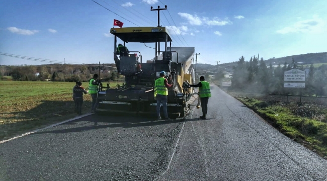 Gebze Fen İşlerinden asfalt ve parke çalışması