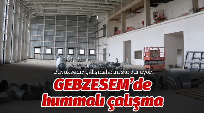 GEBZESEM'de hummalı çalışma