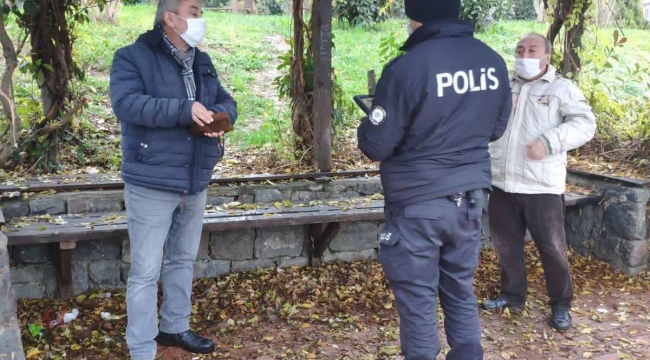 Çayırova'da park ve bahçelerde uygulama