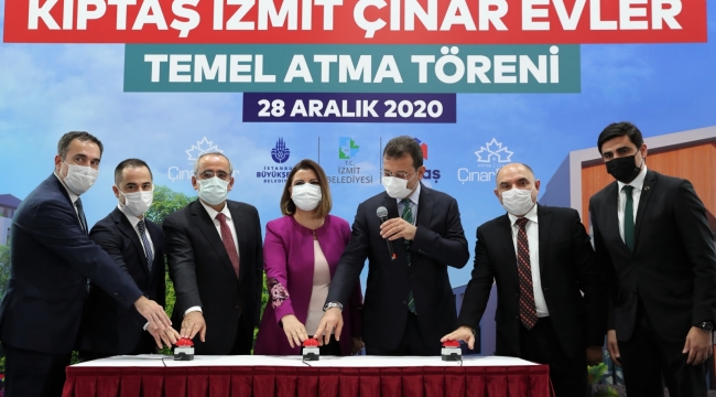 Kiptaş'ın İzmit Çınar Evler'i projesinin temeli atıldı