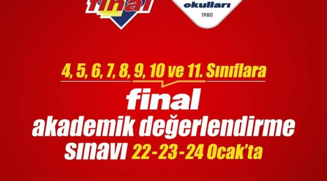 Final Okulları'ndan ücretsiz ve online deneme sınavı!