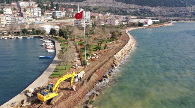 Hereke Sahili’nde hummalı çalışma