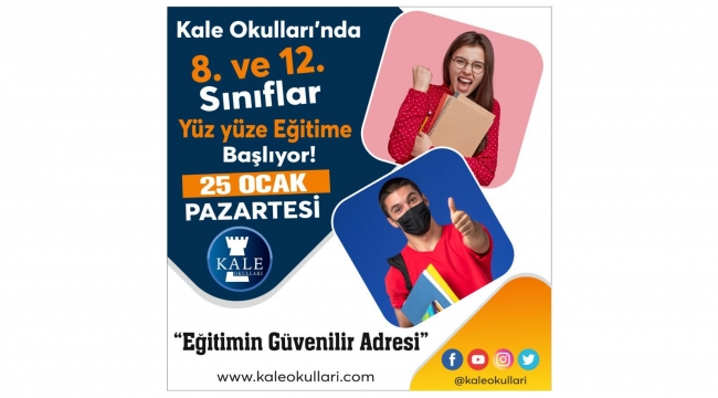 Kale Okulları öğrencileriyle buluşuyor