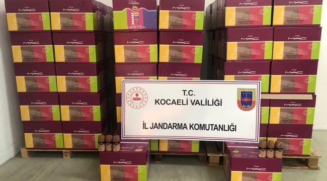 Taklit deodoranta jandarma baskını