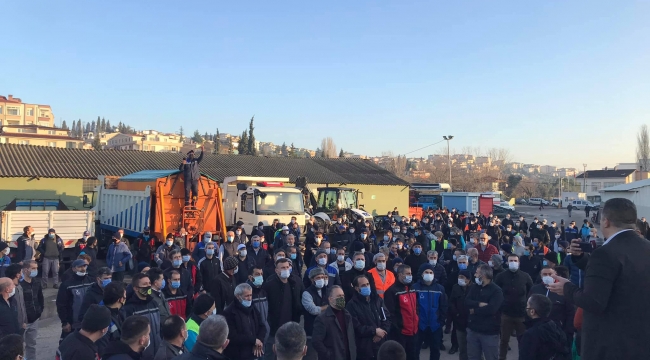 Darıca Belediyesi işçileri için bugün önemli bir gün!