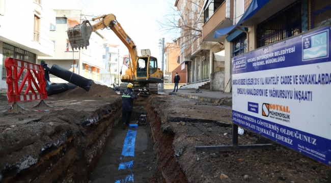 Darıca'da altyapı imalat çalışmalarının yüzde 55'i tamamlandı