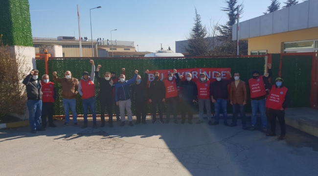 DEVA Darıca'dan grevdeki işçilere ziyaret