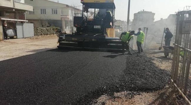 Gebze'nin mahallelerinde asfalt çalışmaları