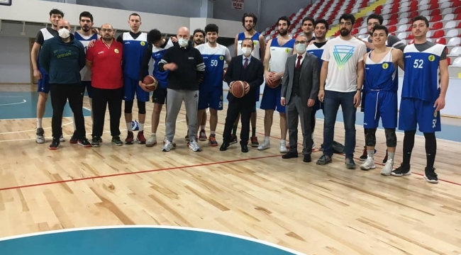 Çakmak ve Tatoğlu'ndan Darıca G.B Basket'e ziyaret