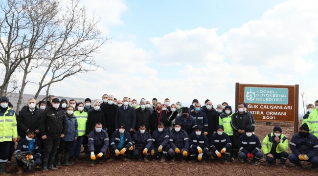 Kocaeli'de sağlık çalışanlarına hatıra ormanı