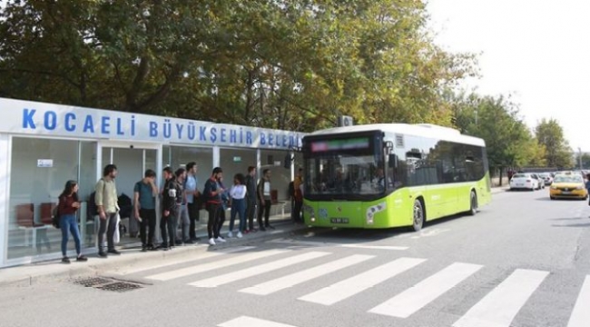 Kocaeli'de toplu taşıma yasağı kaldırıldı