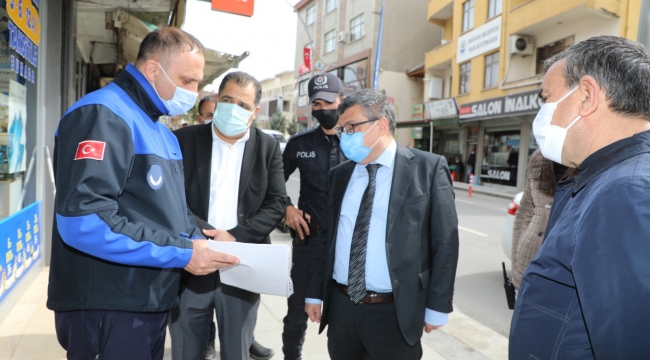 Vali Yardımcısı Ali Ada, Dilovası'nda denetimlere katıldı