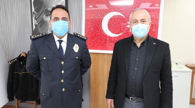 Başkan Büyükgöz'den Gebze Polisine ziyaret